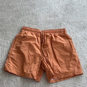Men’s Standard Cloth Swimtrunks Orange size Medium